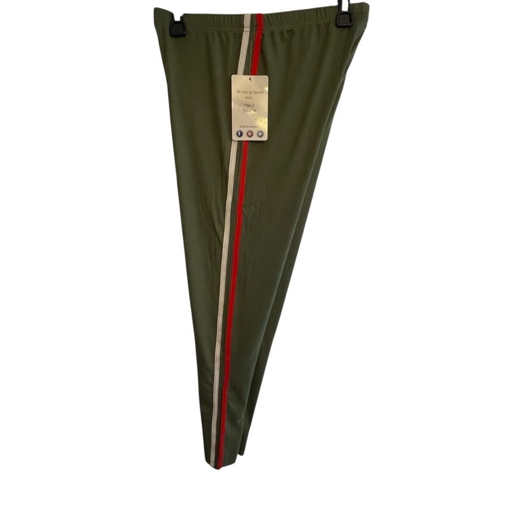 Olive Green Track Pants
